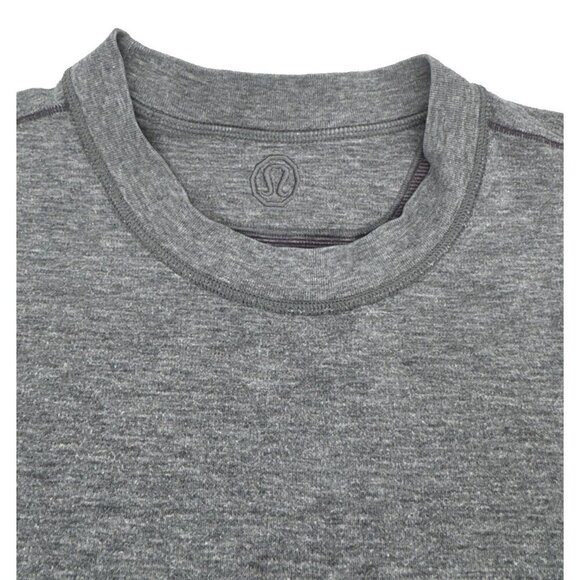 Lululemon Sweater Mens purple & Grey Performance Activewear Top reversable - Picture 10 of 12